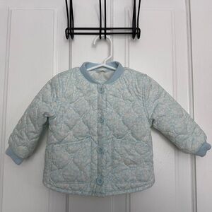 Cat & Jack Light Blue Quilted Baby Jacket 12M